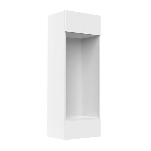 RTA - Glossy White - Double Oven Tall Cabinets | 30"W x 84"H x 24"D