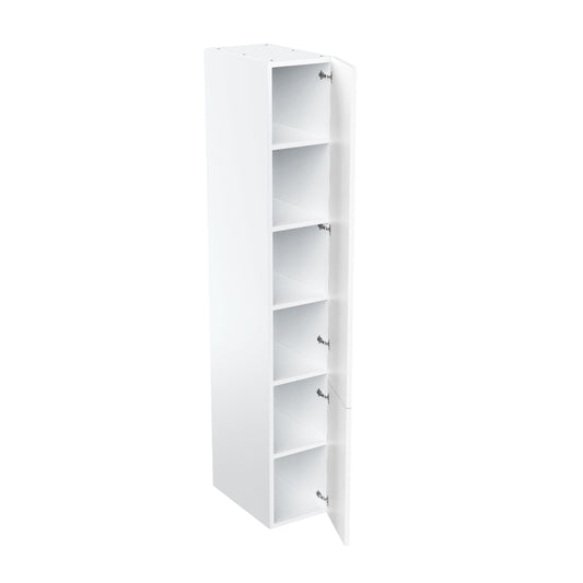 RTA - Glossy White - Single Door Tall Cabinets | 15"W x 96"H x 24"D