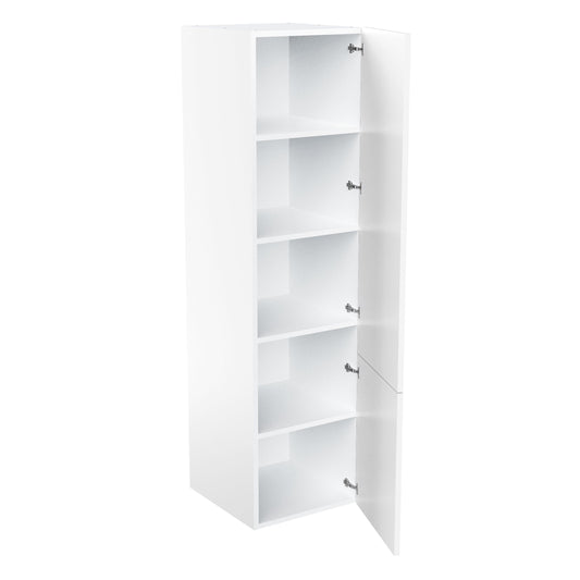 RTA - Glossy White - Single Door Tall Cabinets | 24"W x 90"H x 24"D