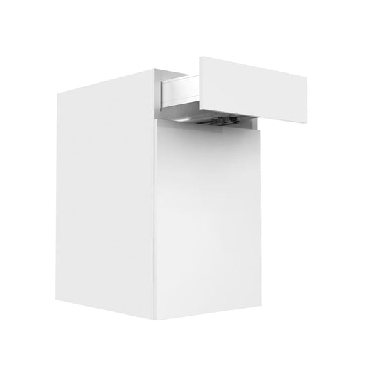 RTA - Glossy White - Single Door Vanity Cabinets | 18"W x 34.5"H x 21"D
