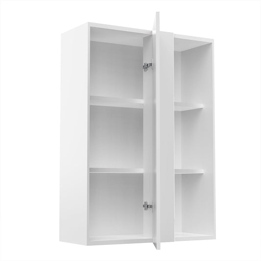 RTA - Glossy White - Wall Blind Corner Cabinet | 30"W x 42"H x 12"D