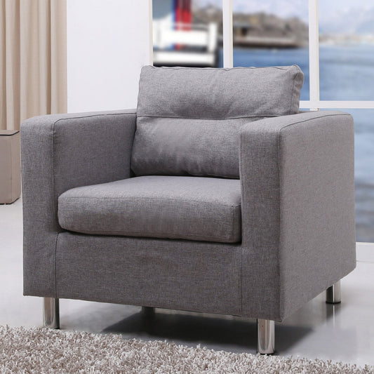 Gold Sparrow Detroit Fabric Club Chair