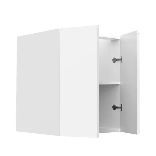 RTA - Lacquer White - Floating Vanity Base Cabinet | 24"W x 30"H x 21"D