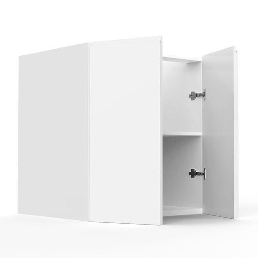 RTA - Lacquer White - Floating Vanity Base Cabinet | 30"W x 30"H x 21"D