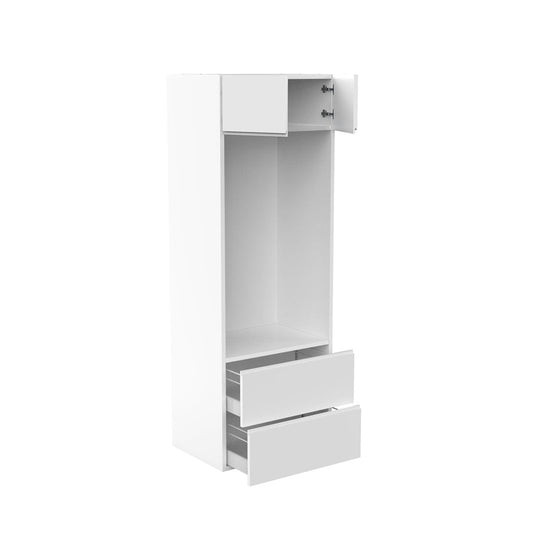 RTA - Lacquer White - Micro-Oven Tall Cabinet | 30"W x 96"H x 23.8"D
