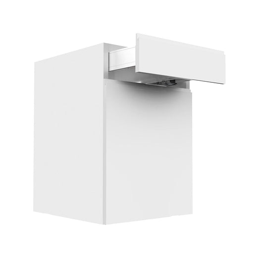 Vanity Cabinet - RTA - Lacquer White - Single Door | 21"W x 34.5"H x 21"D
