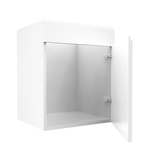 Vanity Cabinet - RTA - Lacquer White - Sink Vanity Cabinet | 24"W x 34.5"H x 21"D