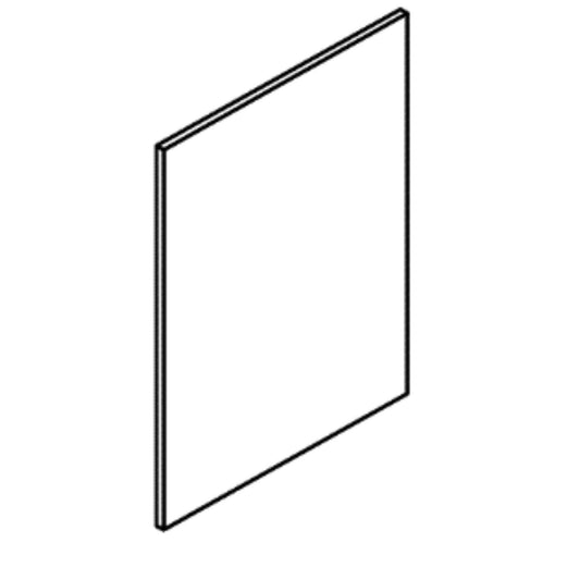 RTA Lacquer Grey - Tall End Panels | 0.6"D x 96"W x 34"H