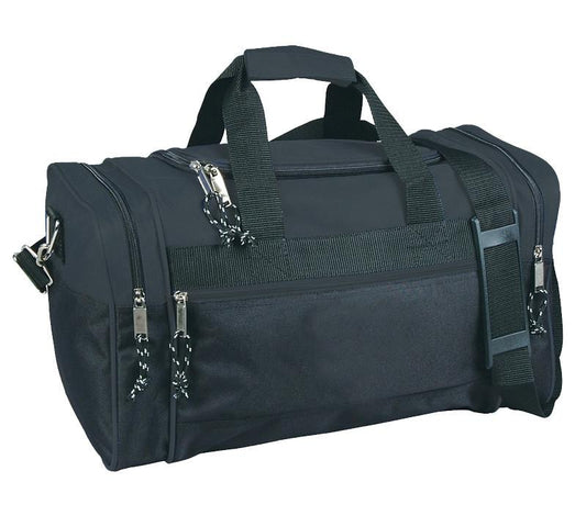 Duffel Bag w/Pockets, Black