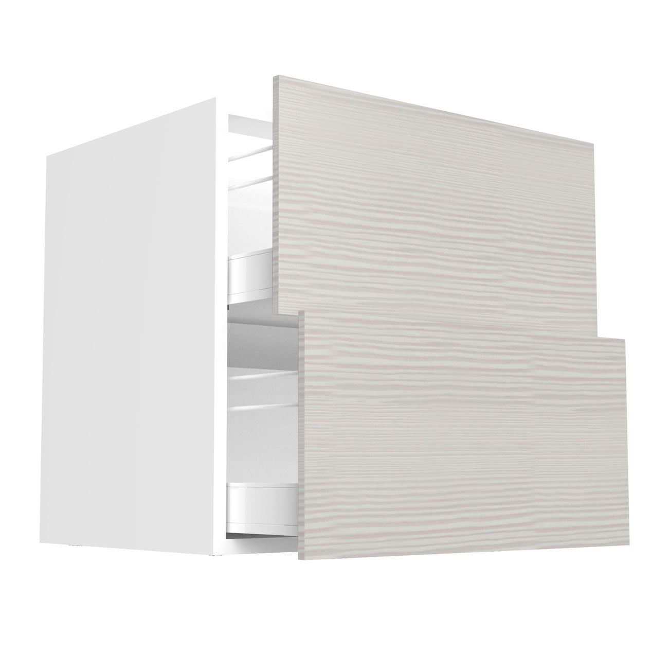RTA - Pale Pine - Two Drawer Base Cabinets | 30"W x 34.5"H x 24"D