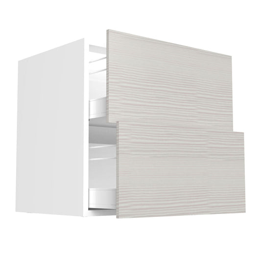RTA - Pale Pine - Two Drawer Base Cabinets | 30"W x 34.5"H x 24"D