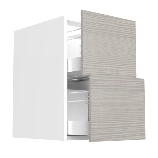 RTA - Pale Pine - Two Drawer Vanity Cabinets | 18"W x 34.5"h x 21"D