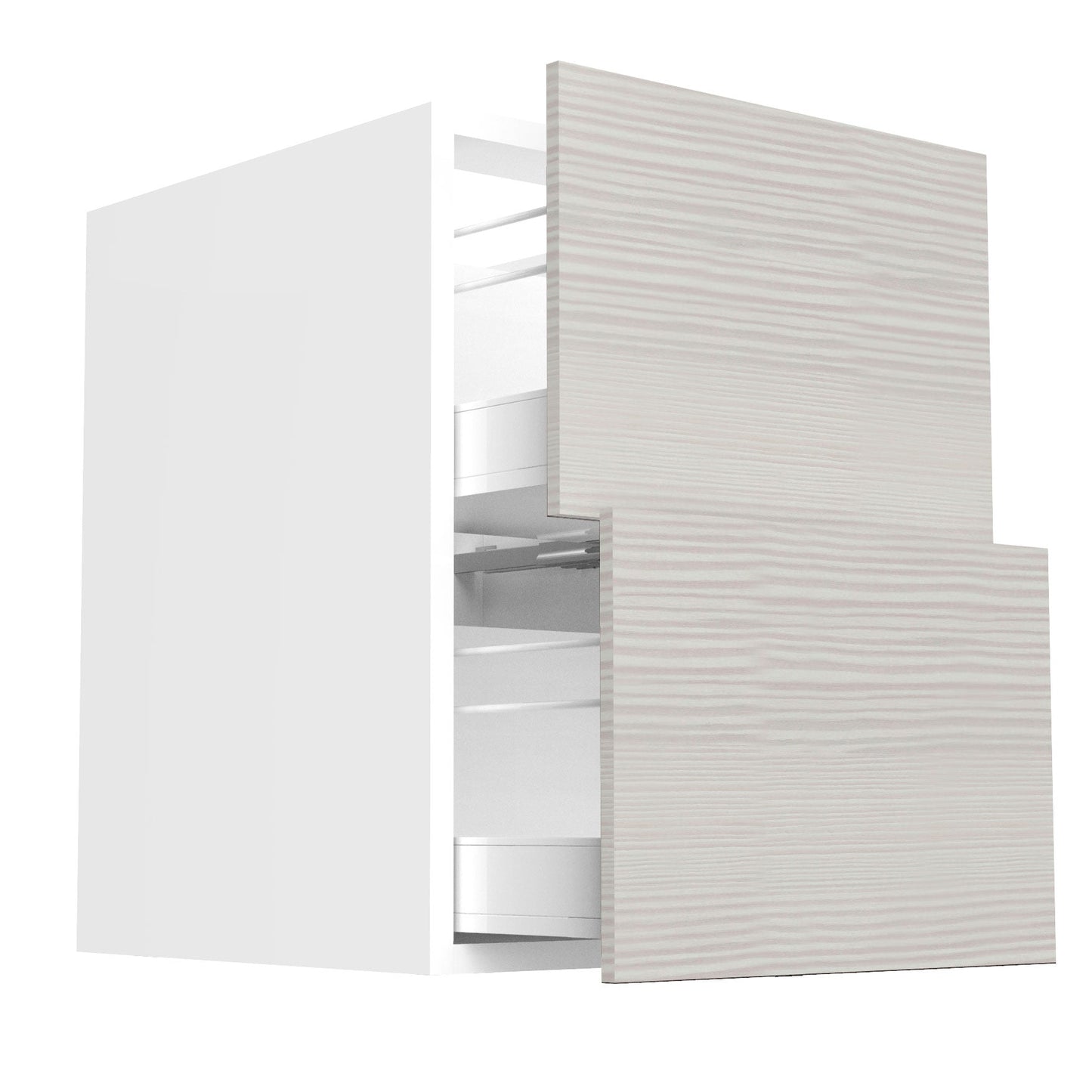 RTA - Pale Pine - Two Drawer Vanity Cabinets | 21"W x 34.5"h x 21"D