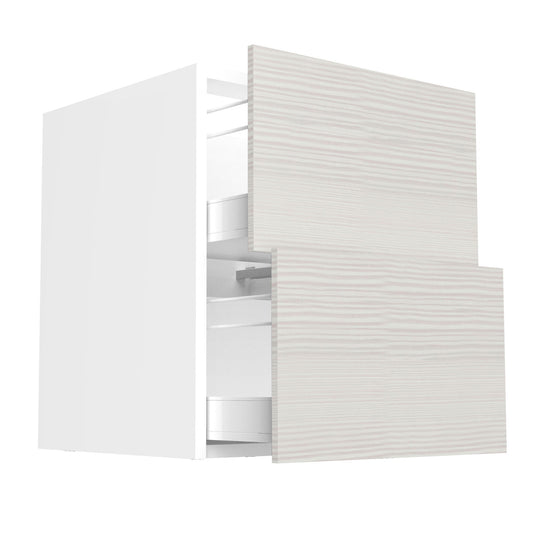 RTA - Pale Pine - Two Drawer Vanity Cabinets | 24"W x 34.5"h x 21"D