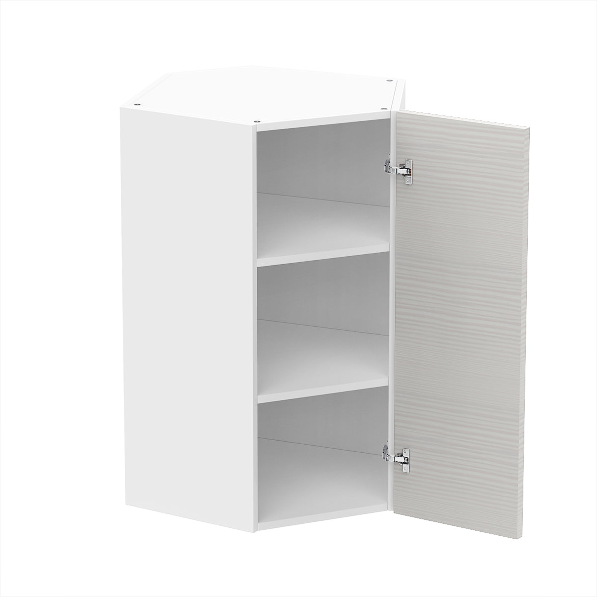 RTA - Pale Pine - Diagonal Wall Cabinets | 24"W x 36"H x 12"D