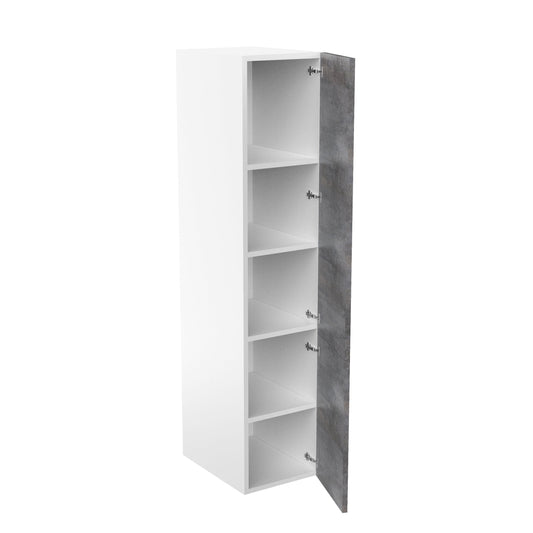 RTA - Rustic Grey - Single Door Tall Cabinets | 18"W x 84"H x 24"D