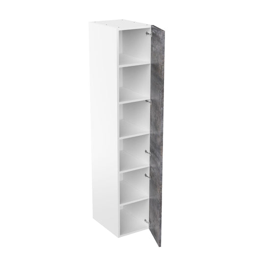 RTA - Rustic Grey - Single Door Tall Cabinets | 18"W x 96"H x 24"D