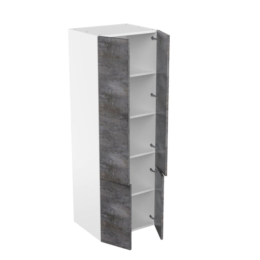 RTA - Rustic Grey - Double Door Tall Cabinets | 30"W x 90"H x 24"D