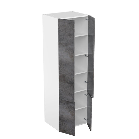 RTA - Rustic Grey - Double Door Tall Cabinets | 30"W x 96"H x 24"D