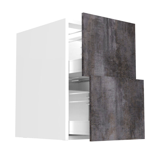 RTA - Rustic Grey - Two Drawer Vanity Cabinets | 18"W x 34.5"H x 21"D