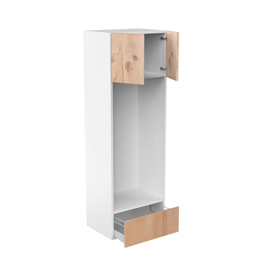 RTA - Rustic Oak - Double Oven Tall Cabinets | 30"W x 90"H x 24"D
