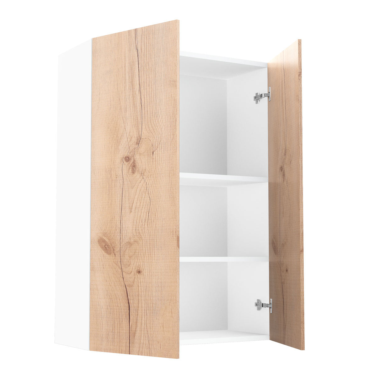 RTA - Rustic Oak - Double Door Wall Cabinets | 30"W x 42"H x 12"D