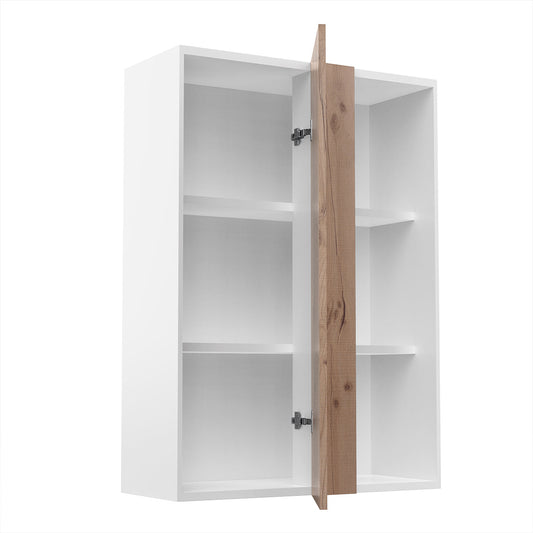 RTA - Rustic Oak - Wall Blind Corner Cabinet | 30"W x 42"H x 12"D