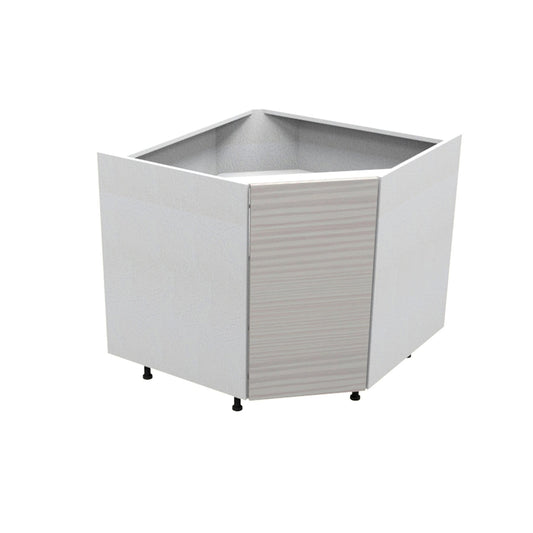 RTA - Pale Pine - Corner Sink Base Cabinets | 36"W x 34.5"H x 24"D