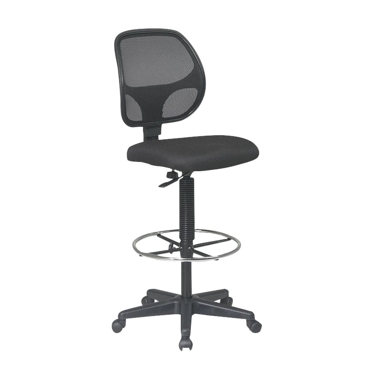 Scranton & Co Mesh Back Drafting Chair with Mesh Seat