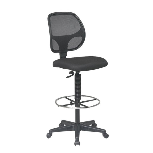 Scranton & Co Mesh Back Drafting Chair with Mesh Seat