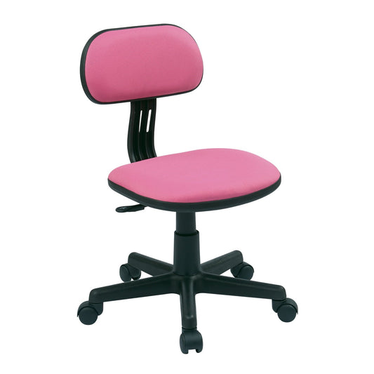 Student Task Chair in Pink Fabric by OSP Home Furnishings