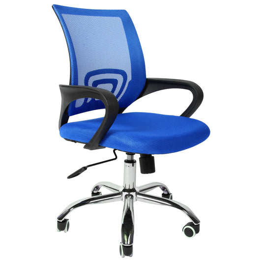 Task Office Chair, Ergonomic Mesh Computer Chair with Wheels and Lumbar Support, Study Chair with Adjustable Height for Students, Men and Women for Dorm, Home Office