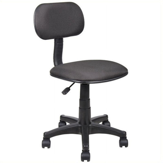 UrbanPro Adjustable Steno Task Office Chair in Black