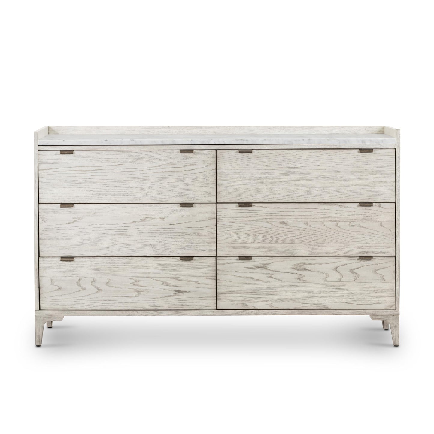 Viggo 6 Drawer Dresser-Vintage White Oak