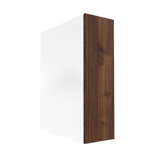 RTA - Walnut - Base Spice Rack Cabinet | 6"W x 34.5"H x 24"D