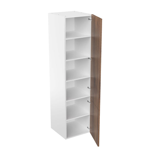 RTA Walnut Cabinet - Single Door Tall Cabinets | 24"W x 96"H x 24"D
