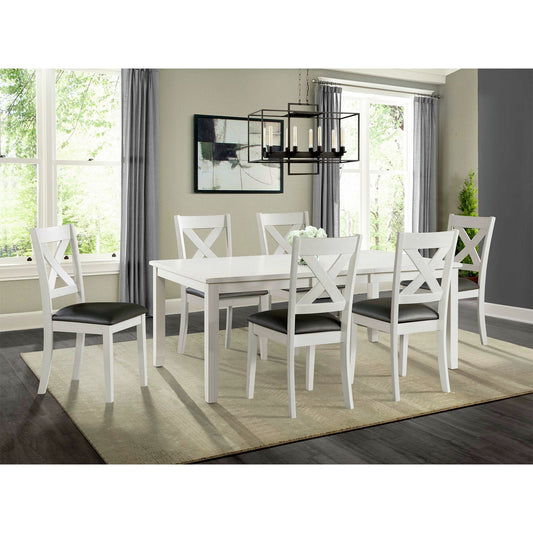 Alex Dining Side Chair White (2 Per Pack)