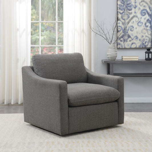 Alpine Swivel Chair in Garrison Charcoal