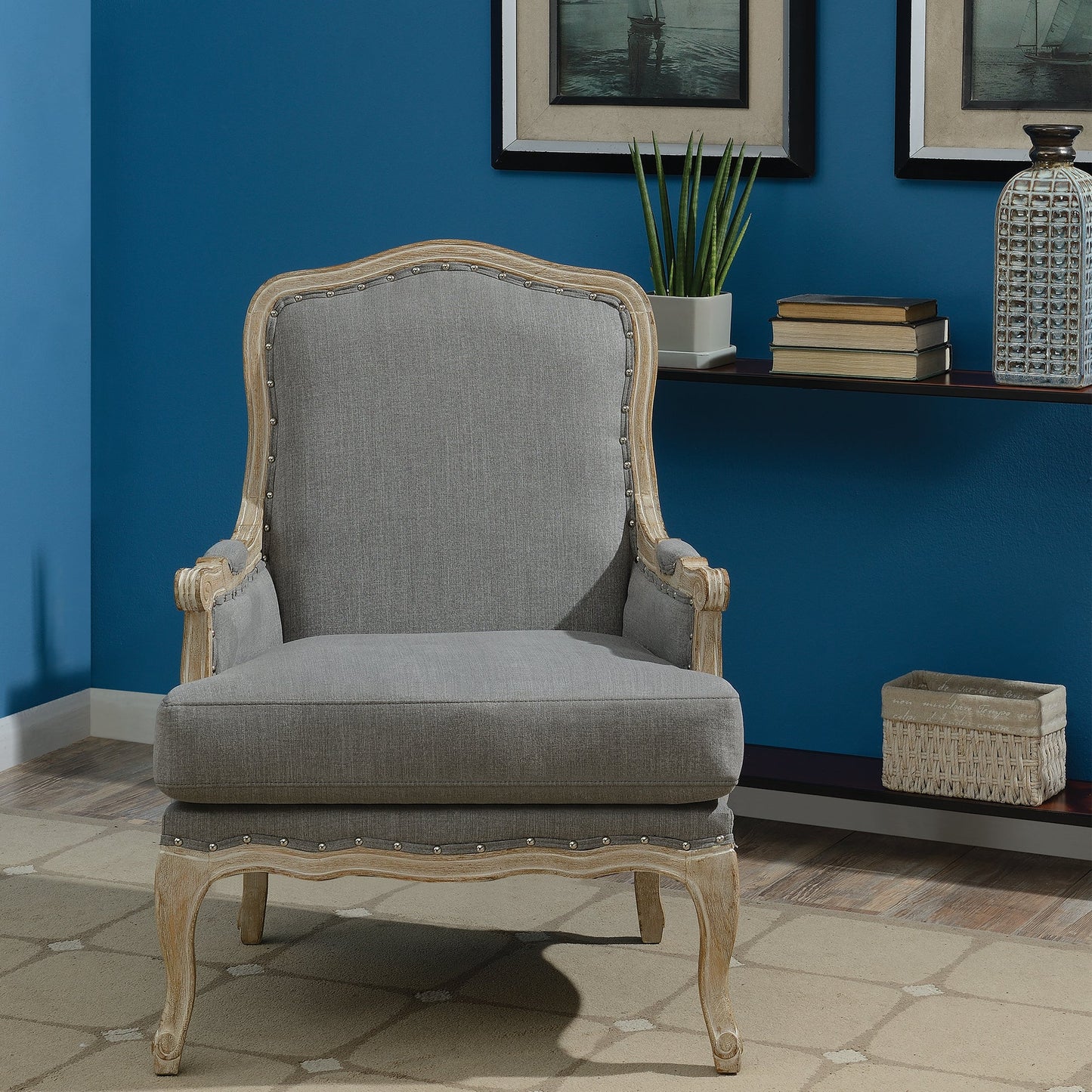 Artesia Arm Chair In Midtown Slate