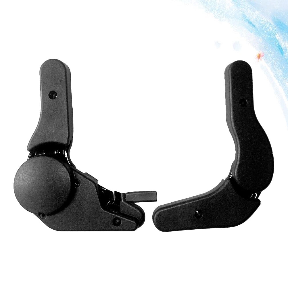 1 Set Seat Back Angle Adjuster Swivel Chair Accessories 180 Dgeree Adjustable for Racing Esports Chair (Black)
