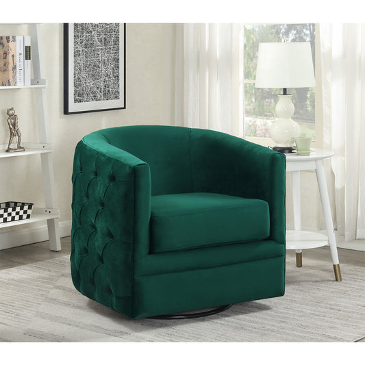 Brentwood Swivel Chair in Broadway Emerald