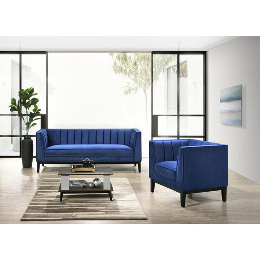 Calais Chair in Marine Dark Blue