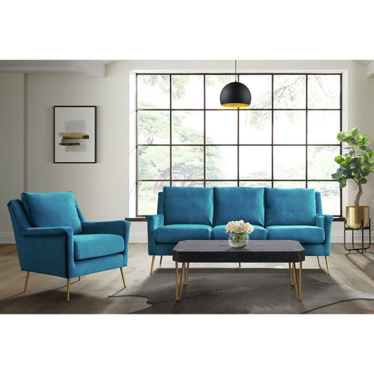 Cambridge Chair In Alisa Teal