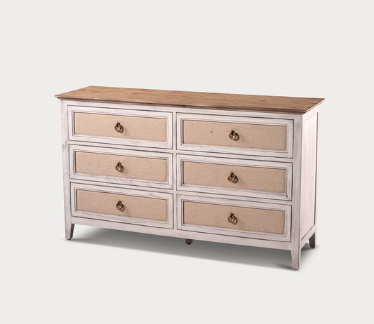 Captiva 6-Drawer Wood Double Dresser