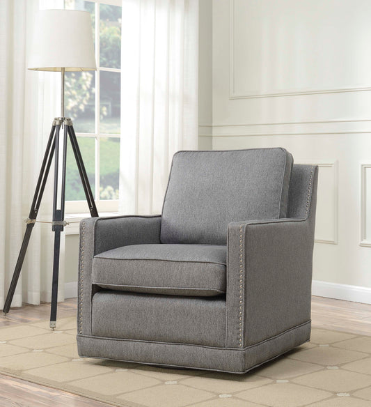 Clinton Swivel Chair Trounce Mica Grey