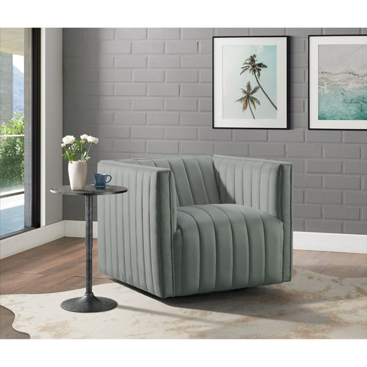 Cobra Swivel Chair in Mercer Gun Metal (3A packing)