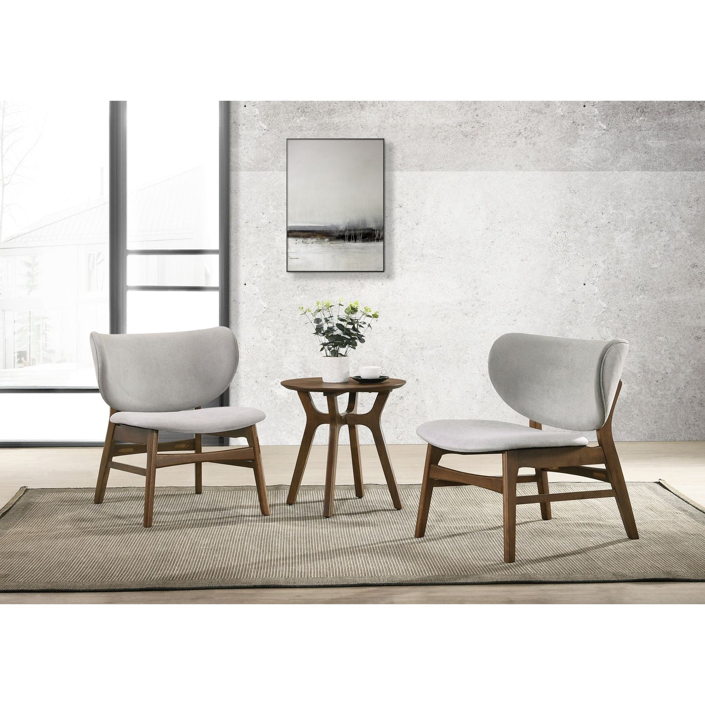 Declan Two Chair/End Table In Sanger FG22616-14 Rhino