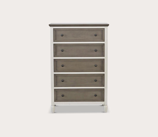 Delnoir Driftwood 5-Drawer Dresser