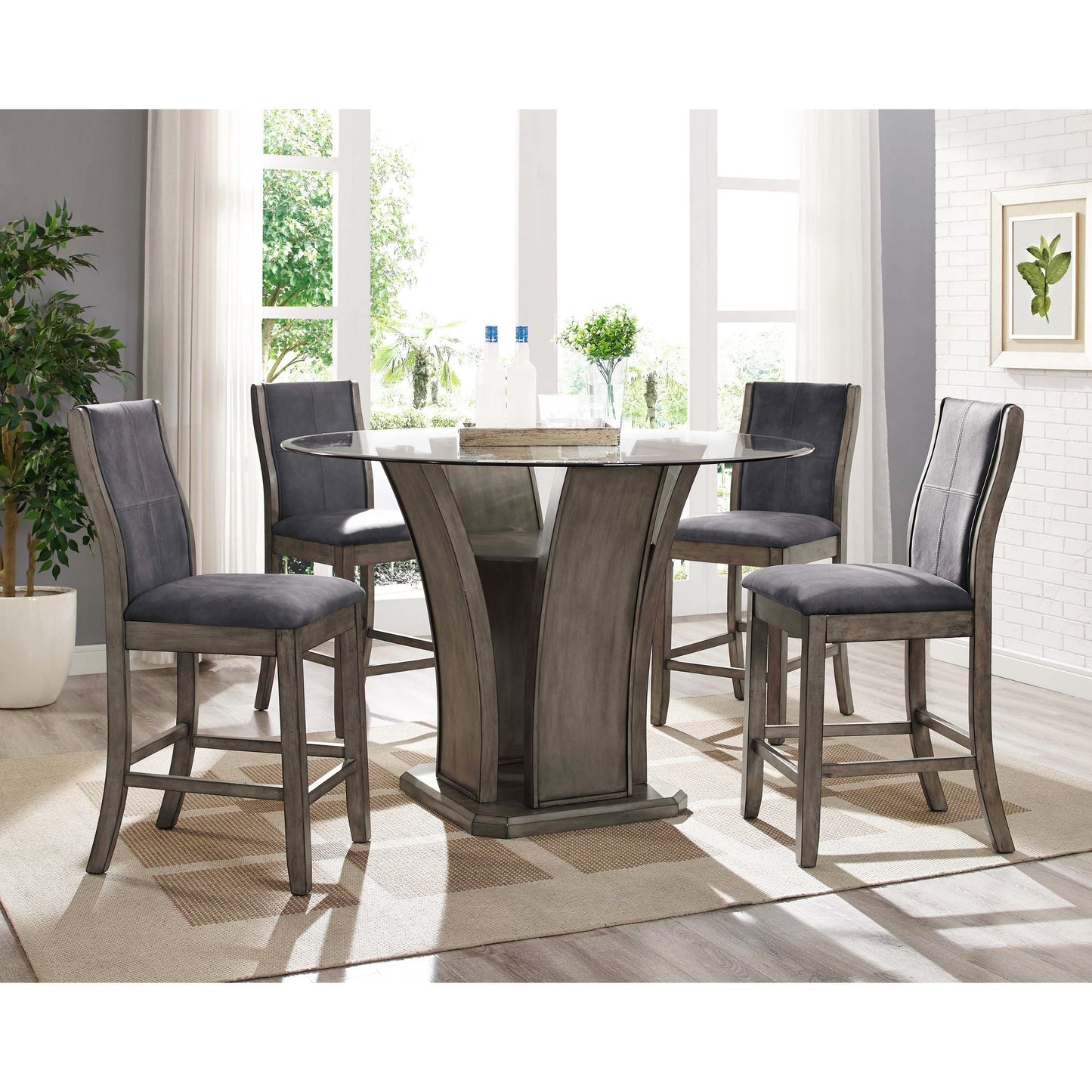 Destin Round Counter Side Chair (Fully assembled)