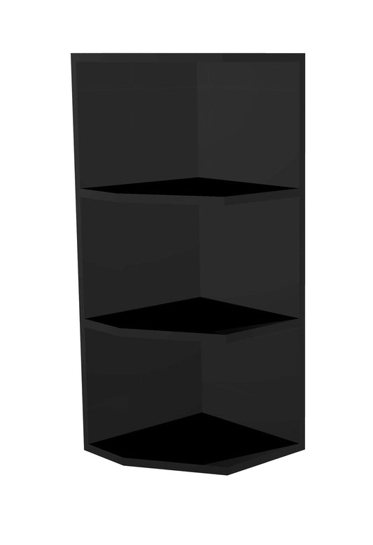 RTA - Lacquer Grey - End Wall Shelf Base Cabinets | 12"W x 36"H x 12"D